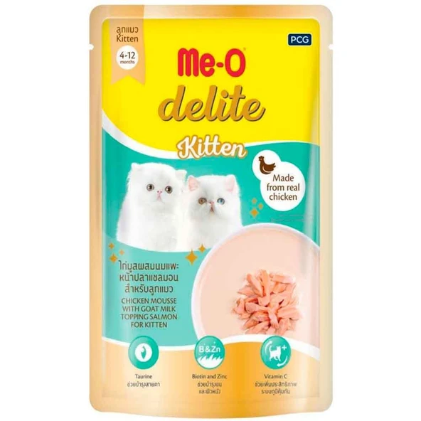 Me-O Delite Pouch Kitten Tavuklu Yavru Kedi Konservesi 70 Gr ürün görseli 1