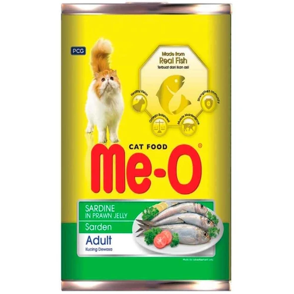 Me-O Sardalyalı Karides Soslu Kedi Konservesi 400 Gr ürün görseli 1