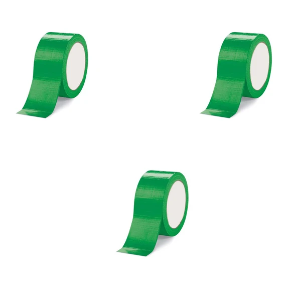 Omeyva Takviyeli Tamir Bandı - İzolasyon Onarım Çadır Bandı - Yeşil - 48 mm x 10 YRD - 3 Rulo ürün görseli 1