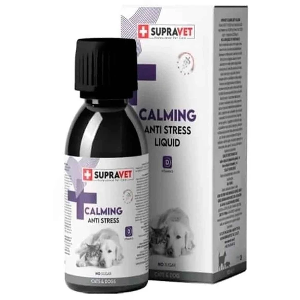 Supravet Anti Stress Kedi ve Köpekler İçin Sakinleştirici Damla 100 ml ürün görseli 1