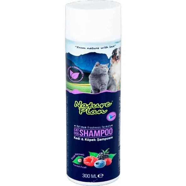 Nature Plan Kedi Köpek Şampuanı Orman Meyveli 300 Ml ürün görseli 1
