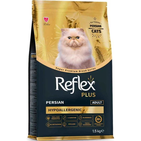 Reflex Plus Persian Hipoalerjenik Tavuklu Yetişkin Kedi Maması 1,5 Kg ürün görseli 1