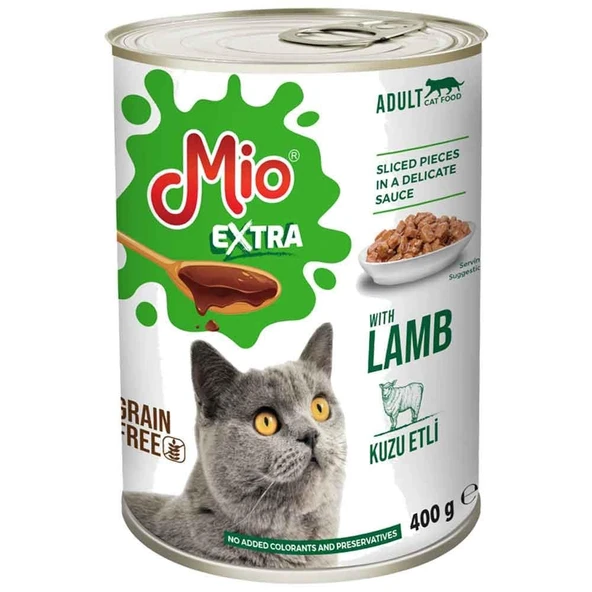 Mio Kedi Konservesi Extra Kuzu Etli 400 Gr ürün görseli 1