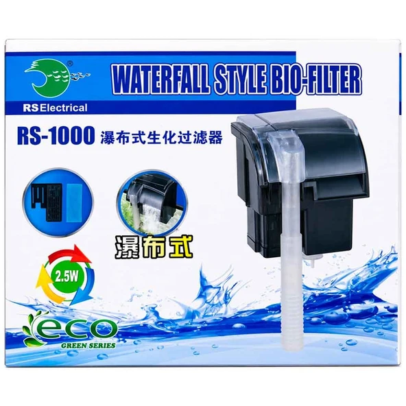 RS 1000 Akvaryum Şelale Filtre 600 L/H 2,5 W ürün görseli 1