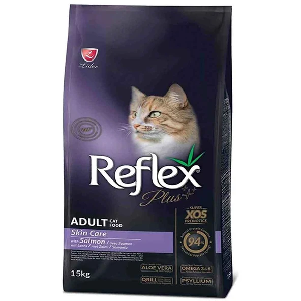 Reflex Plus Skin Care Somon Balıklı Kedi Maması 15 Kg ürün görseli 1