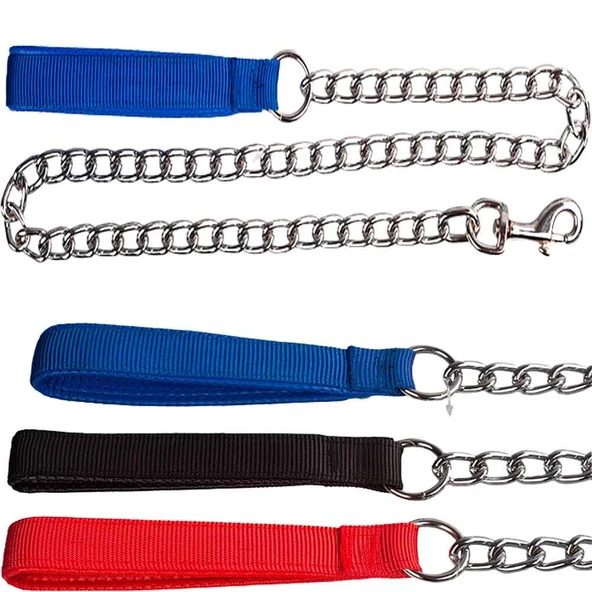 Orijin Pet Köpekler İçin Yumuşak Doku Zincir Gezdirme Tasması 120 Cm x 4,5 mm ürün görseli 1