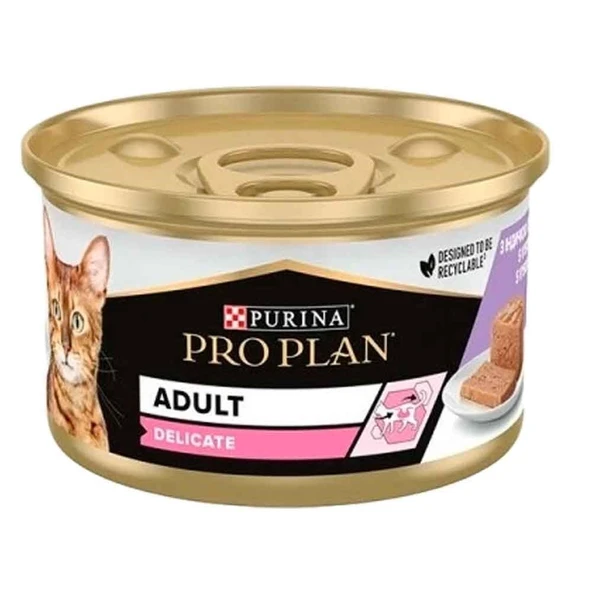 Pro Plan Delicate Hindili Ezme Kedi Konservesi 85 Gr ürün görseli 1
