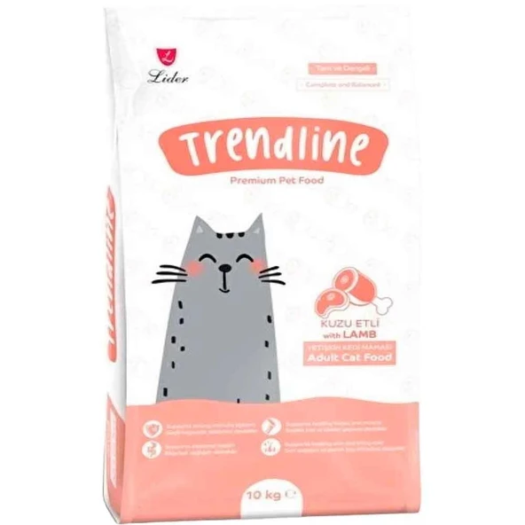 Trendline Kuzu Etli Kedi Maması 10 Kg ürün görseli 1