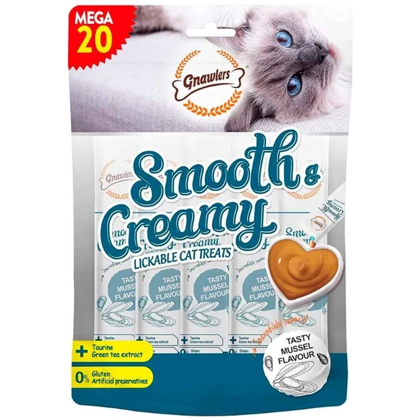 Gnawlers Krema Kedi Ödülü Midyeli 20x15 Gr ürün görseli 1