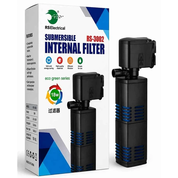 RS Akvaryum İç Filtre 1500 L/H 18 W-3002 ürün görseli 1