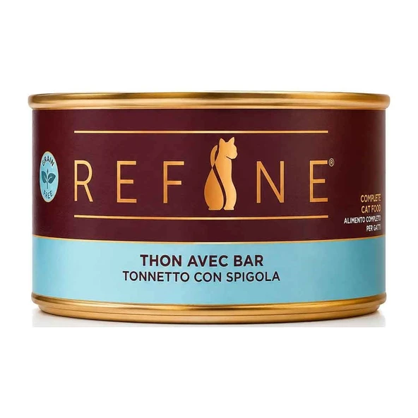 Refine Levrekli ve Ton Balıklı Kedi Konservesi 85 Gr ürün görseli 1