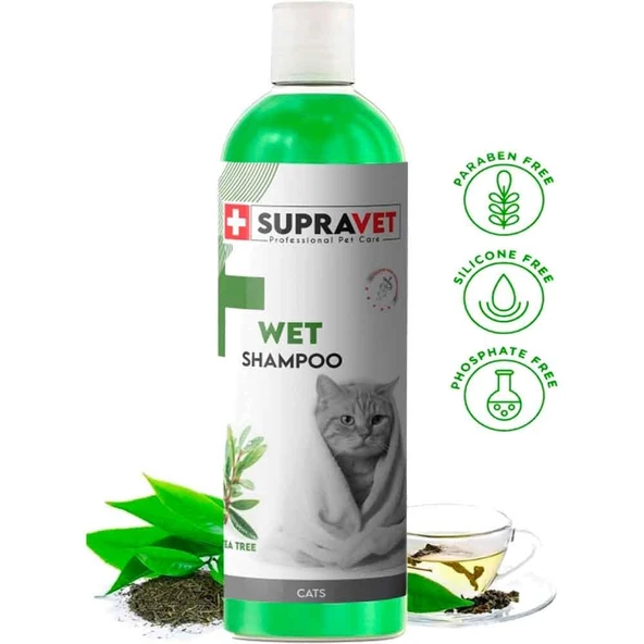 Supravet Kedi Şampuanı Çay Ağacı Özlü 200 ml ürün görseli 1