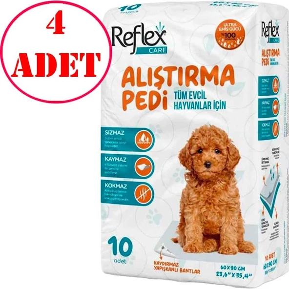 Reflex Care Kaydırmaz Köpek Alıştırma Pedi 60x90cm (10'lu)4 AD ürün görseli 1