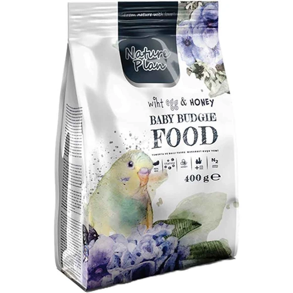 Nature Plan Yavru Muhabbet Kuşu Yemi Yumurta + Ballı 400 Gr ürün görseli 1