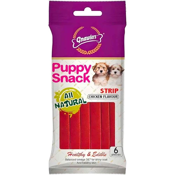 Gnawlers Yavru Köpek Ödülü 6'lı Paket 80 Gr - Tavuk Aromalı ürün görseli 1