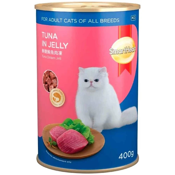 Smart Heart Kedi Maması Jöle İçinde Ton Balıklı 400 Gr ürün görseli 1