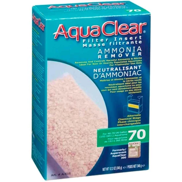 Aqua Clear 70 Akvaryum Filtresi Malzemesi Amonyak Giderici 340 Gr ürün görseli 1
