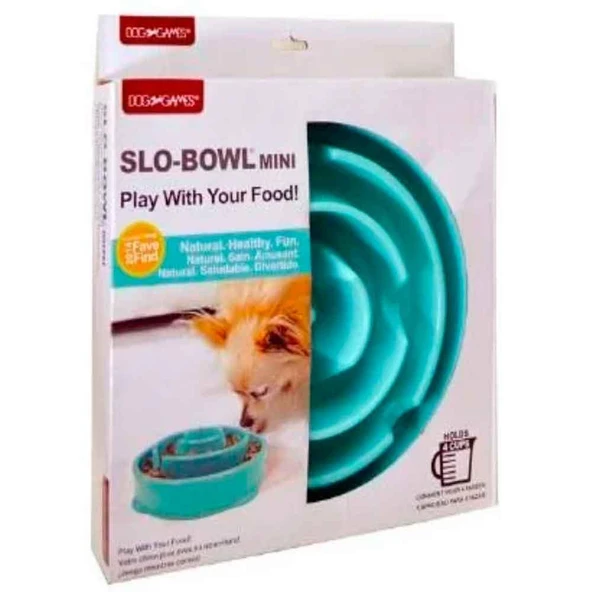 Dog Games Köpek Yavaş Yeme Mama Kabı 4 Mavi 27 Cm ürün görseli 1