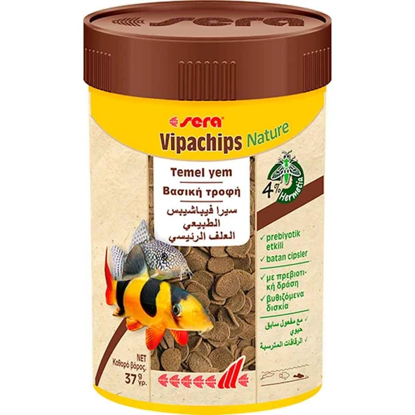 Sera Vipachips Nature Tablet 100 ML - Resim 2