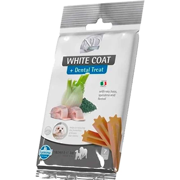 ND Dental Treat White Coat Medium/Maxi Köpek Ödülü 7'li Paket ürün görseli 1