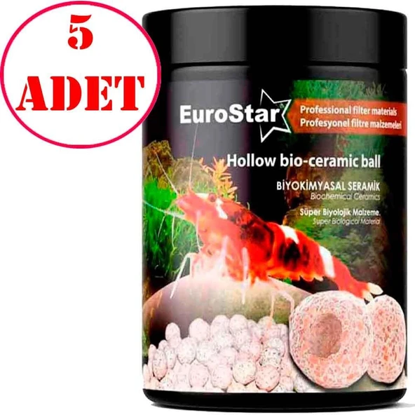 Eurostar Hollow Bio Balls Biyolojik Dış Filtre Malzemesi 400 Gr 5 AD ürün görseli 1