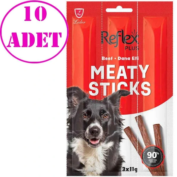 Reflex Biftekli Köpek Ödül Çubuğu 3x11 Gr 10 AD ürün görseli 1