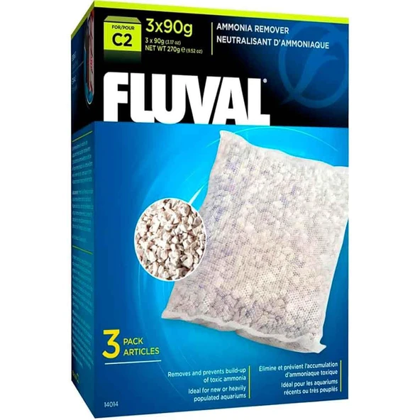 Fluval Amonyak Giderici C2 3x90 Gr Filtre Malzemesi ürün görseli 1