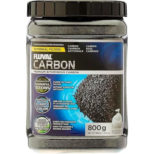 Fluval Aktif Karbon 800 Gr Akvaryum Filtre Malzemesi ürün görseli 1