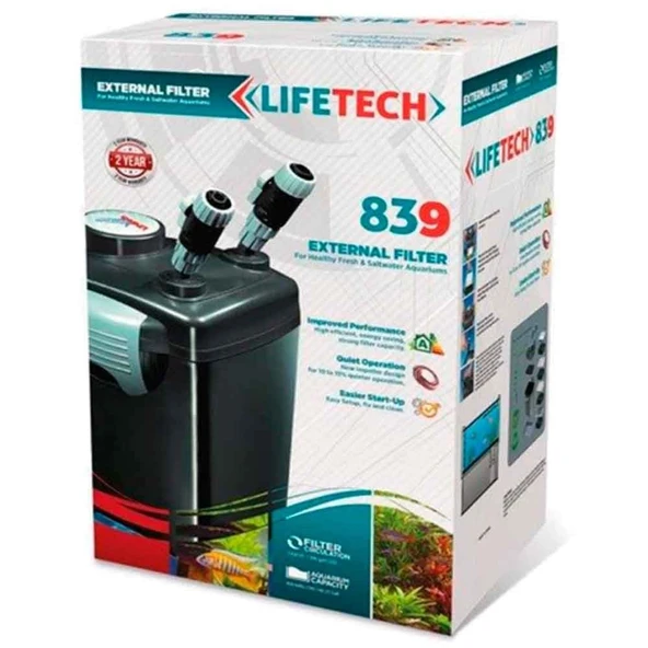 Lifetech 839 Akvaryum Dış Filtre ürün görseli 1