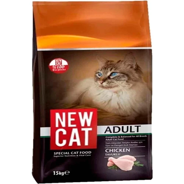 Newcat Tavuklu Kedi Maması 15 Kg ürün görseli 1