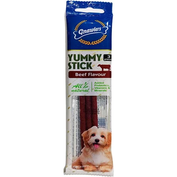 Gnawlers Biftek Aromalı Yumuşak Köpek Ödülü 20 Gr ürün görseli 1
