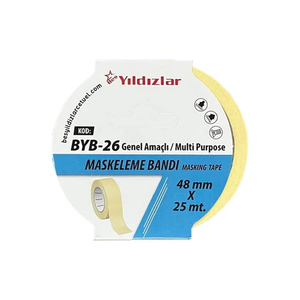 Yıldızlar  Byb-26 Maskeleme Bandi 48 Mm*25 Mt ürün görseli 1