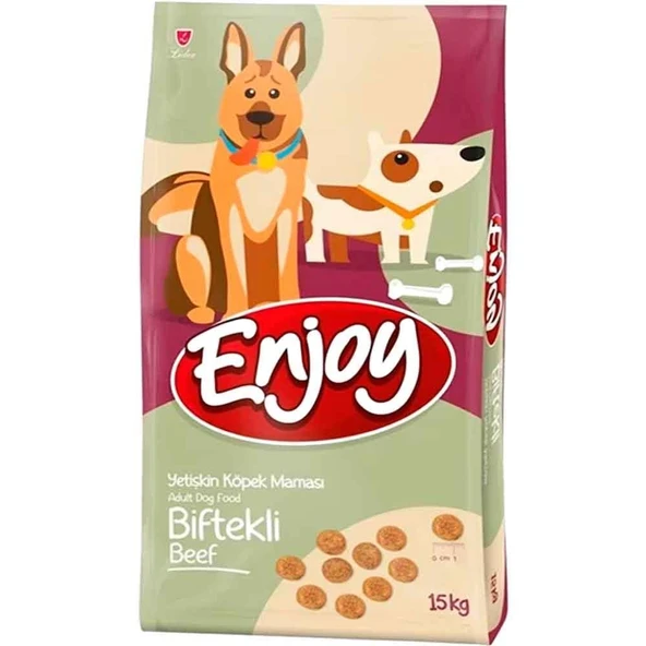 Enjoy Biftekli Yetişkin Köpek Maması 15 Kg ürün görseli 1