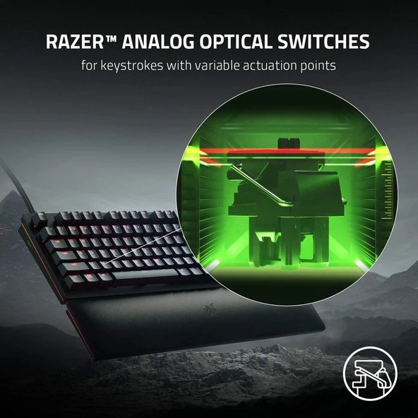 Oyun klavyesi - RAZER - HUNTSMAN V2 - ANALOG - Resim 2