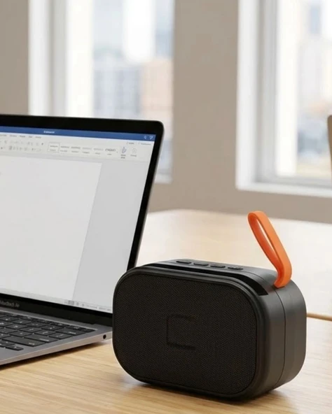 Mini Kablosuz Ses Bombası Bluetooth Usb Girişli Hoparlör ürün görseli 1