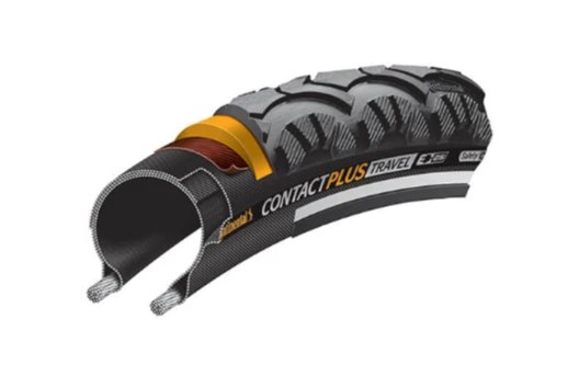 CONTINENTAL - Contact Plus Travel - 700 X 35C Dış Lastik Siyah (35-622) (çift 2 adet) ürün görseli 1