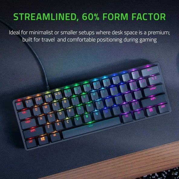 Razer Huntsman Mini ED, Mor - Resim 2