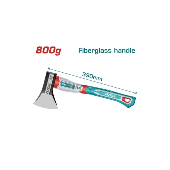 Total Fiberglas Saplı Balta 800 G ürün görseli 1