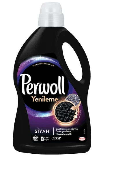 Perwoll Hassas Bakım Sıvı Çamaşır Deterjanı 2.97L (50 Yıkama) Siyah Yenileme ürün görseli 1