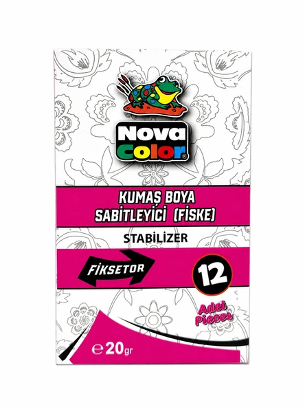 NOVA COLOR TOZ KUMAŞ BOYASI SABİTLEYİCİ (FİSKE) ürün görseli 1