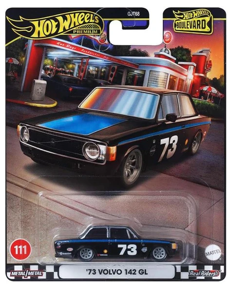 Hot Wheels Premium Boulevard 73 Volvo 142 GL HRT79 ürün görseli 1