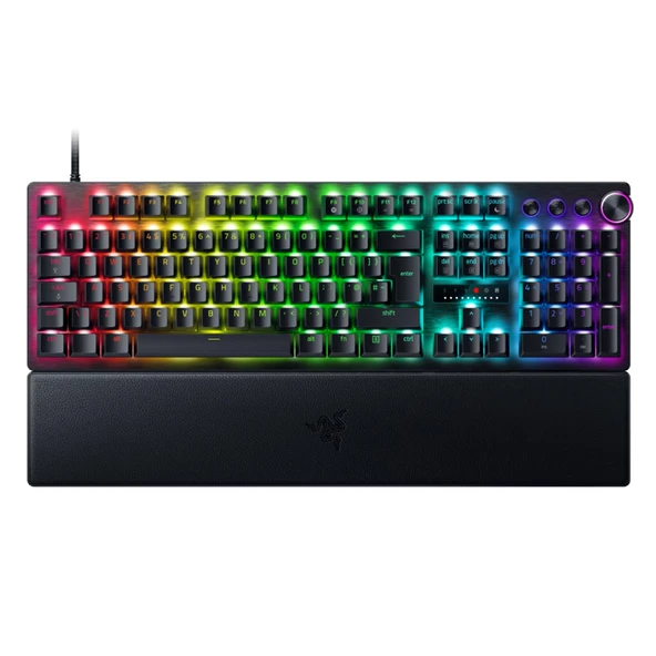 Razer Huntsman V3 Pro - Esports Analog Optik Klavye (Gen-2 Analog Optik Anahtarlar, Hızlı Yerleşik Ayarlamalar, Çok Fonksiyonlu Dijital Kadran ve Özel Kontrol Tuşları) Birleşik Krallık Düzeni ürün görseli 1