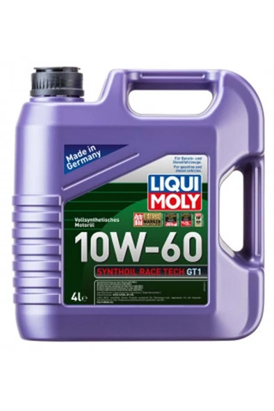 Synthoil Race Tech GT1 10W-60 Motor Yağı (4 Litre) ürün görseli 1