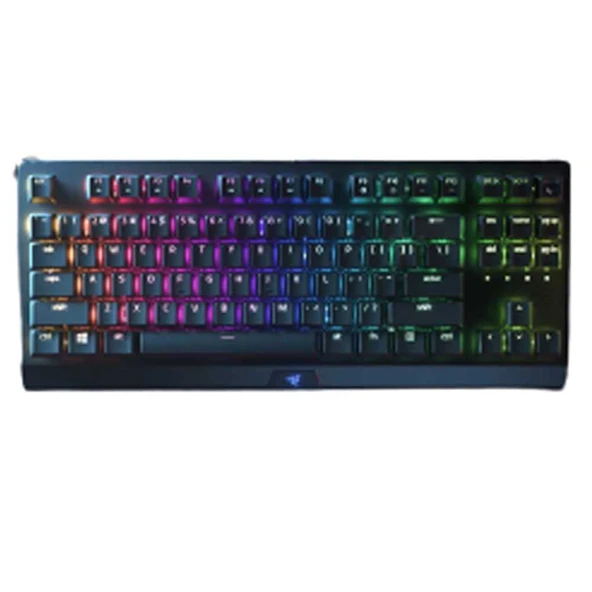 Razer BlackWidow V3 Tenkeyless (Sarı Anahtar) Mekanik anahtarlara sahip kompakt oyun klavyesi (ABS tuşları, RGB aydınlatma Chroma) İspanyolca klavye - Siyah ürün görseli 1