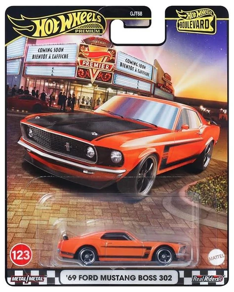 Hot Wheels Premium Boulevard 69 Ford Mustang Boss 302 JBL20 ürün görseli 1