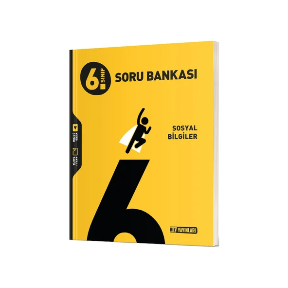 Hız Yayınları 6. Sınıf Sosyal Bilgiler Soru Bankası ürün görseli 1