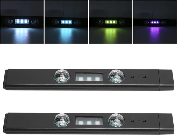 Araç İçi Kumandalı Sese Duyarlı 22 cm Çubuk Usb Led Tavan Aydınlatması Ayak Altı Led ürün görseli 1
