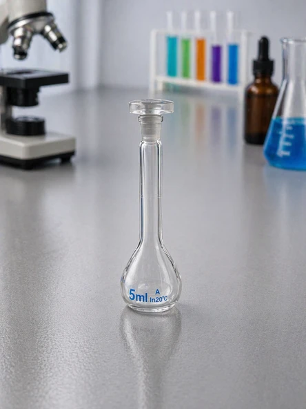 Balon Joje Kapaklı Ns Şilifli Borosilikat 5 ml ürün görseli 1