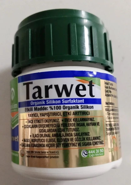 Tarwet Organik Silikon Surfaktant 100 ml- Yayılıcı, Yapıştırıcı ve Etki Arttırıcı ürün görseli 1