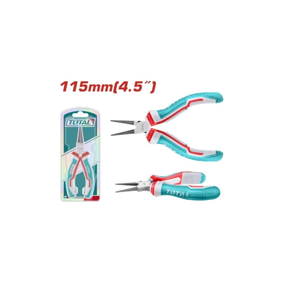 Total Elektronikçi Tip Yuvarlak Uçlu Karga Burun 115Mm THTMN656 ürün görseli 1